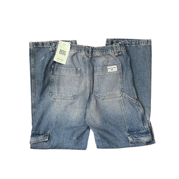 NEW BDG Urban Outfitters Denim Skate Jeans W27 L32 Womens Blue Carpenter Cargo - Picture 9 of 13